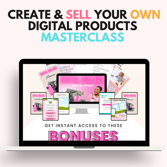 Create & Sell Your Own Digital Products Virtual VIP Day