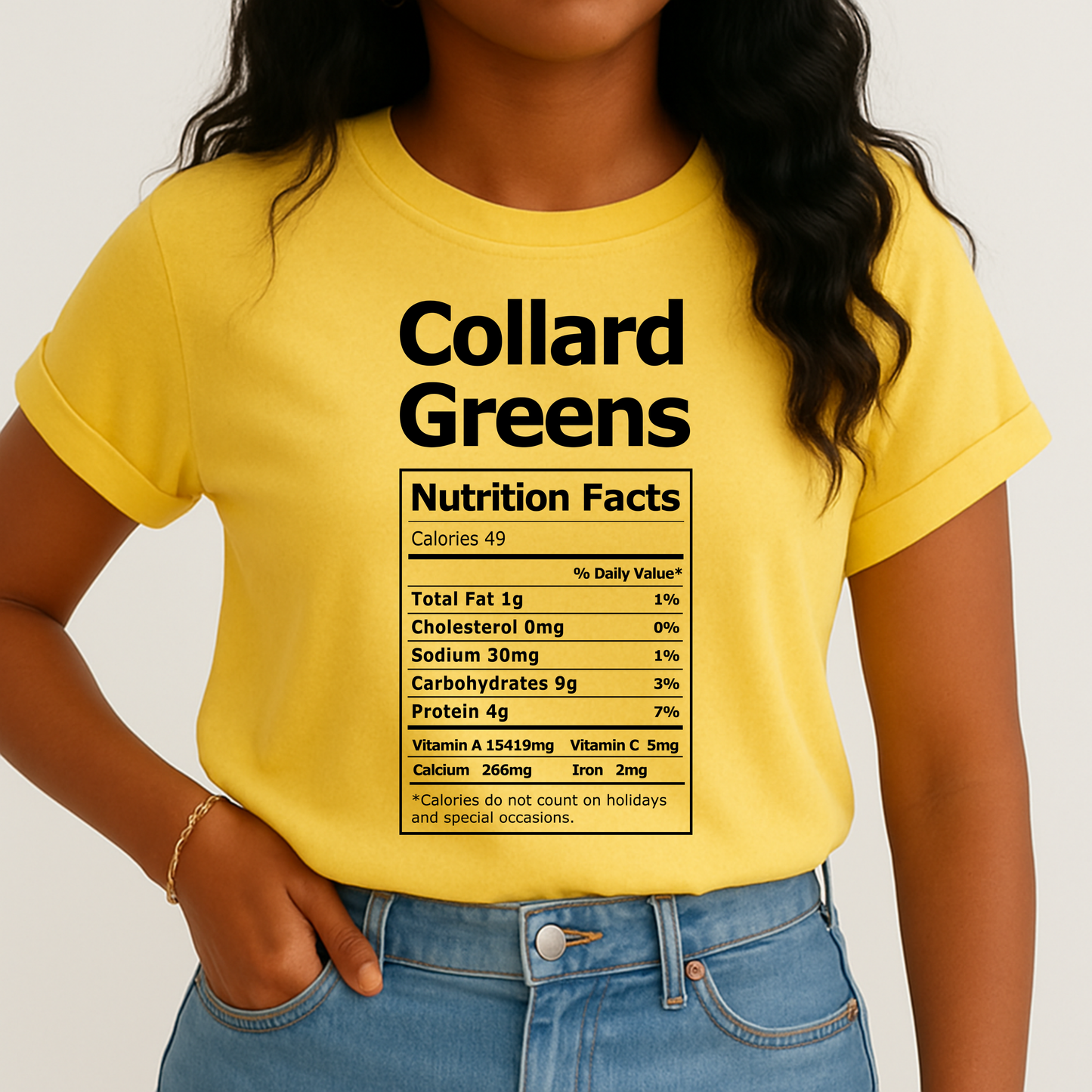 Thanksgiving Nutritional Facts Screen Print Transfer