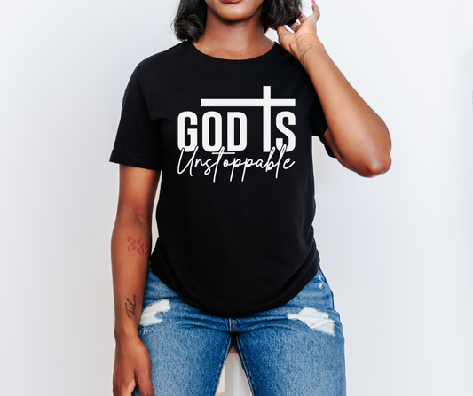 God Is Unstoppable Screen Print Transfer