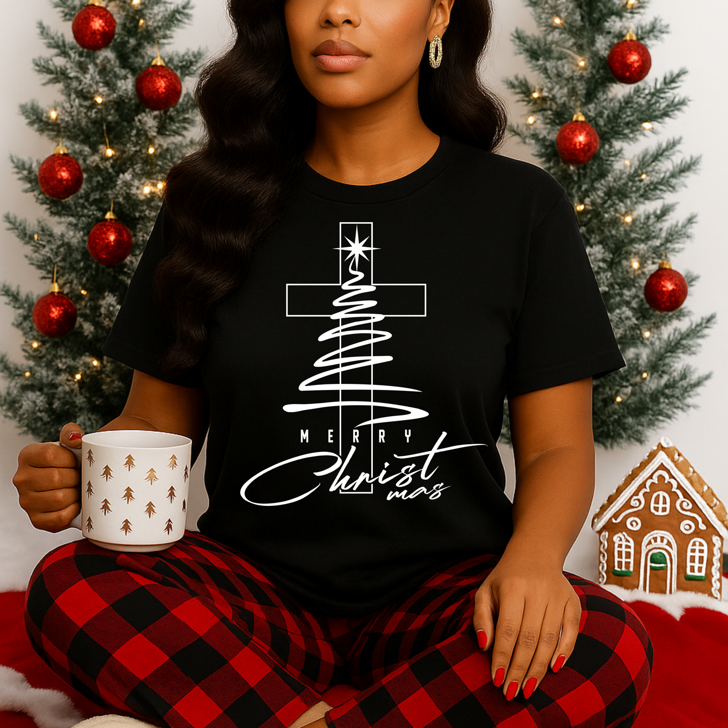 Merry Christmas Screen Print Transfer