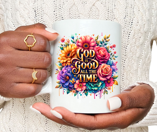 God Is Good All The Time UV DTF Decal
