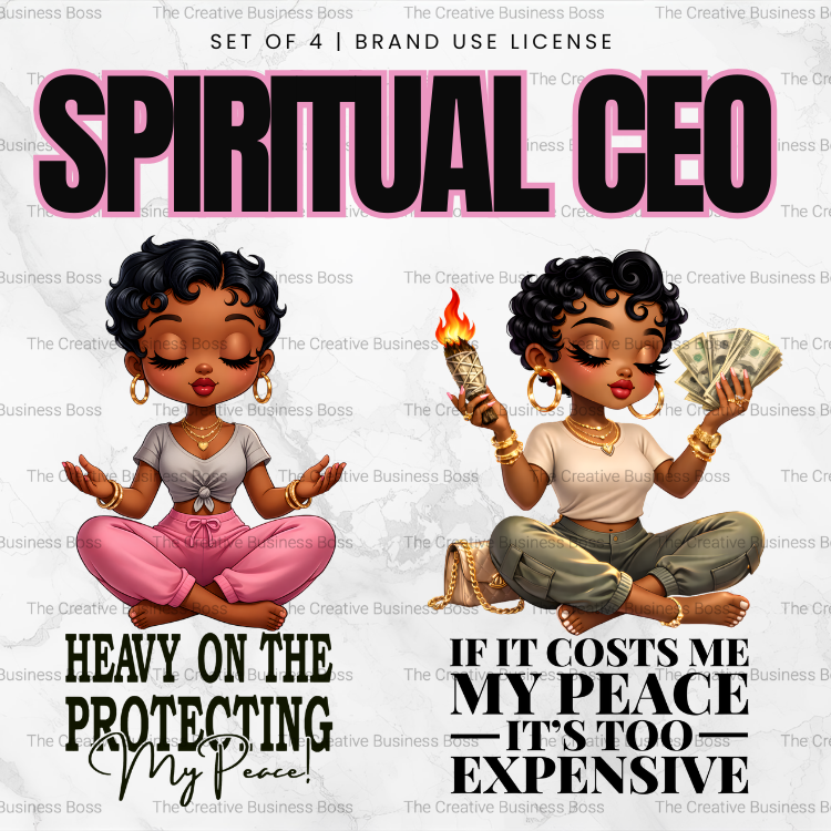 The Spiritual CEO PNG Bundle (NO RESELL RIGHTS INCLUDED)