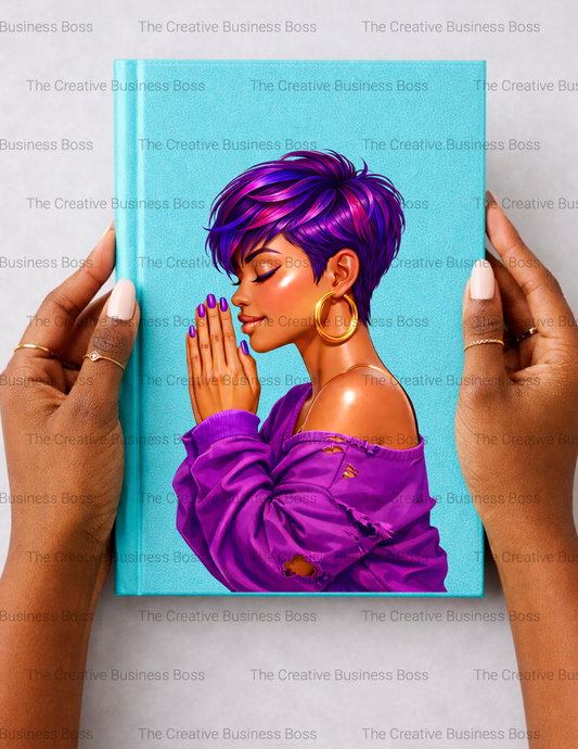Purple Pray PNG (RESELL RIGHTS INCLUDED)