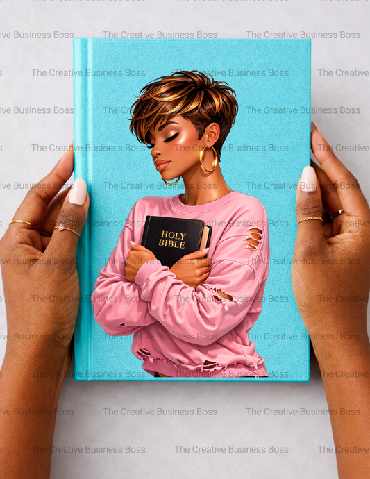 Pink Holy Bible PNG (RESELL RIGHTS INCLUDED)