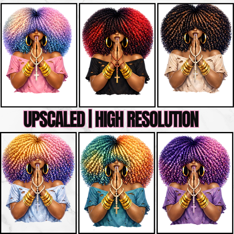 The Prayed Up PNG Bundle  (RESELL RIGHTS INCLUDED)