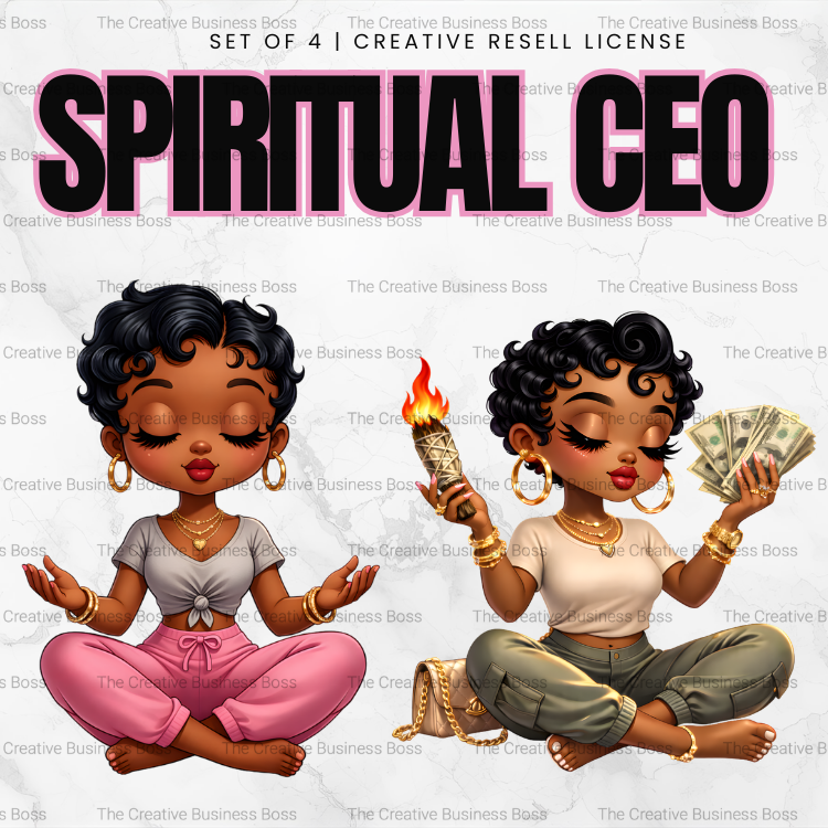 The Spiritual CEO PNG Bundle (RESELL RIGHTS INCLUDED)