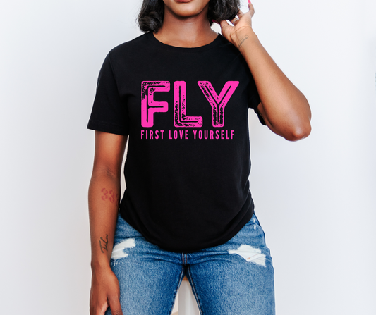 FLY Screen Print Transfer