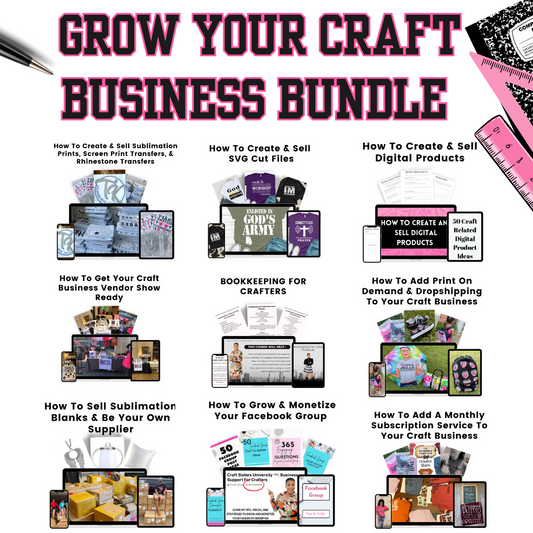 Grow Your Craft Business Bundle: GET 25 MASTERCLASSES FOR ONLY $25