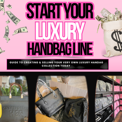 Start Your Luxury Handbag Line Supplier List & Workbook