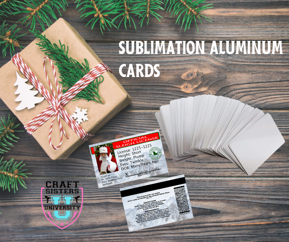 Aluminum Business/Gift Cards For Sublimation