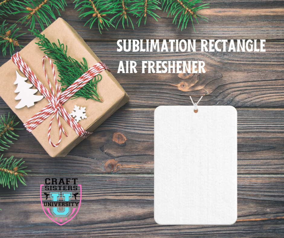 Rectangle Air Freshener Blank For Sublimation