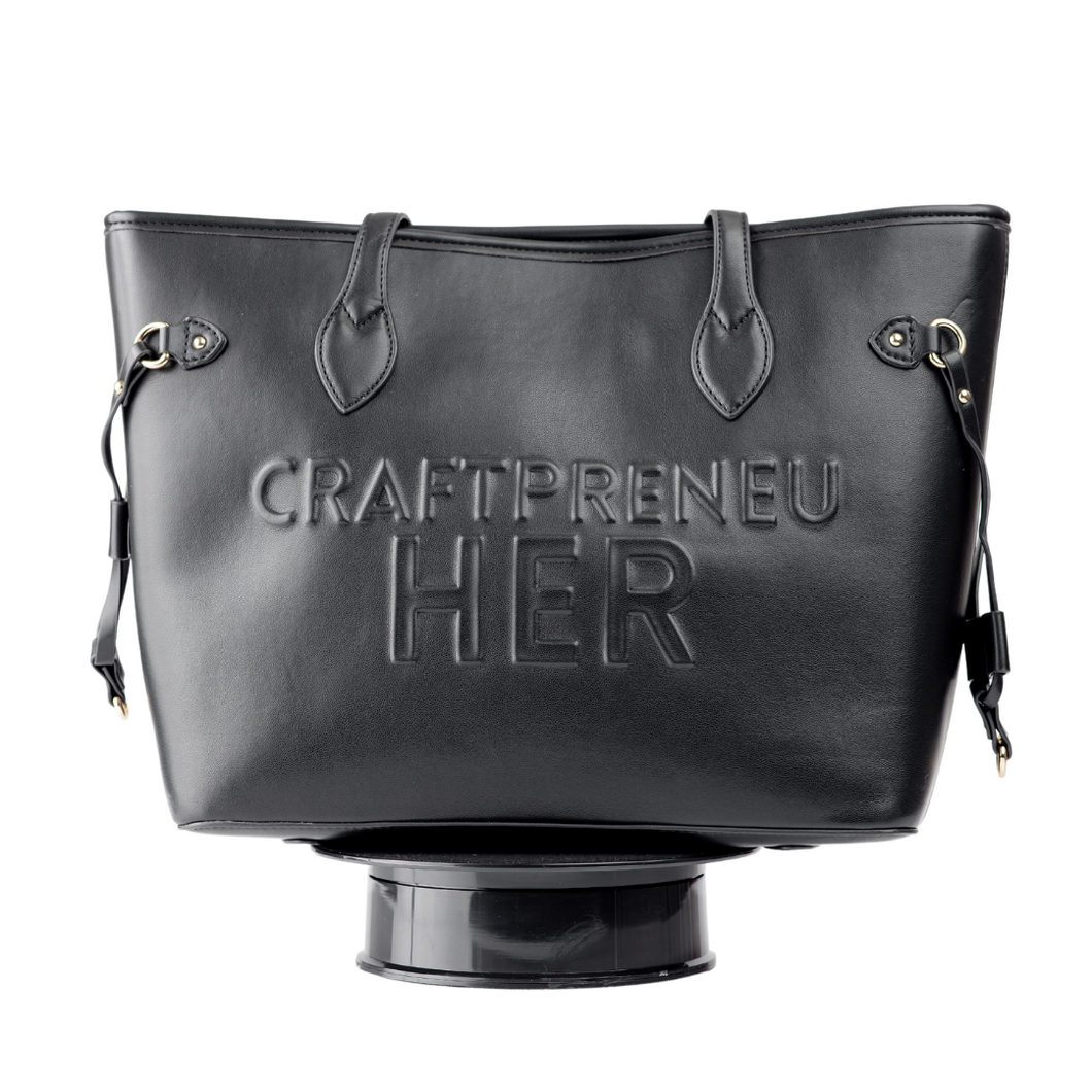 The CraftpreneuHER Luxury Business Tote Bag