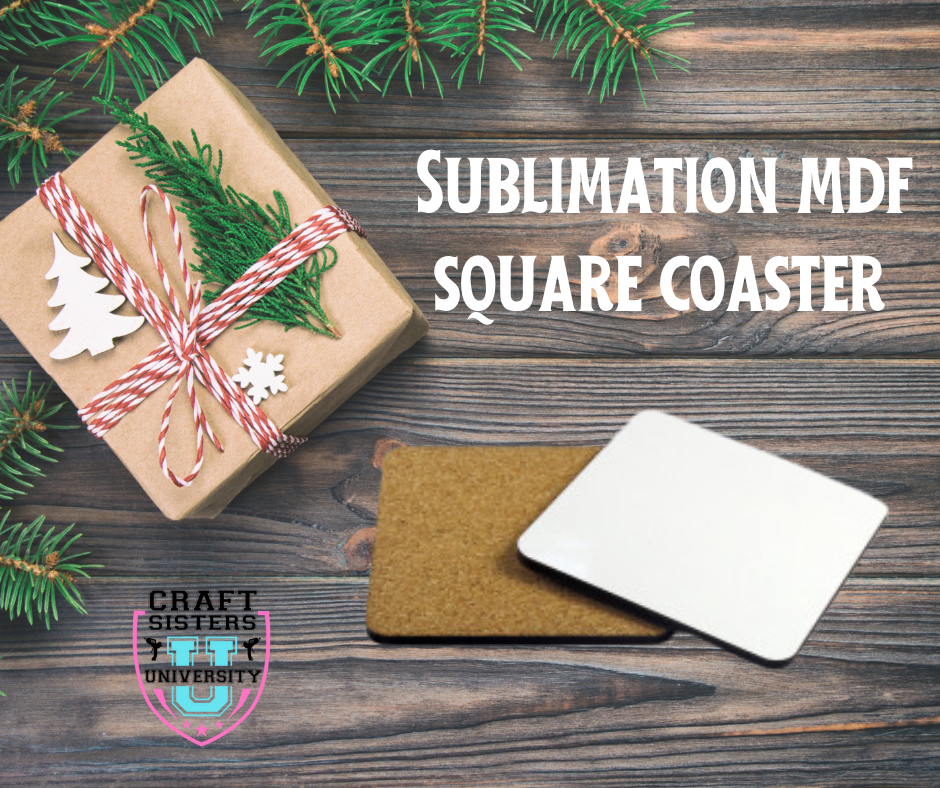 Sublimation MDF Square Coaster