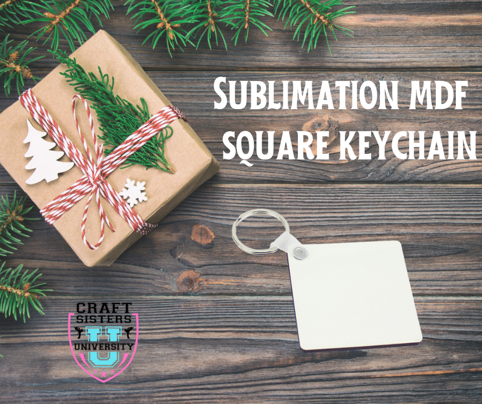 Square Sublimation Keychain